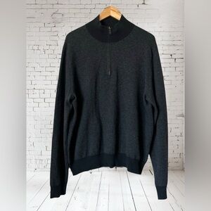 Polo Ralph Lauren 100% Wool (Merino) quarter Zip Sweater Size large